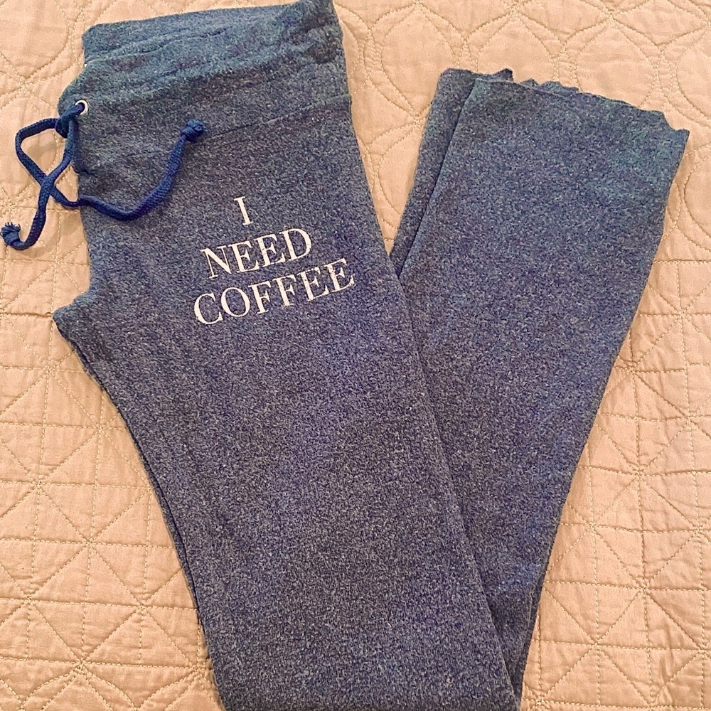 WILDFOX 'Desperate Morning (I need coffee)' Tennis Club SweatPants